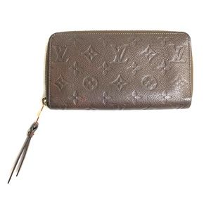 Louis Vuitton Zip Around Calfskin Monogram Wallet